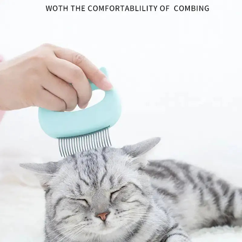 Cat-Shaped Hair Removal Comb for Dogs and Cats