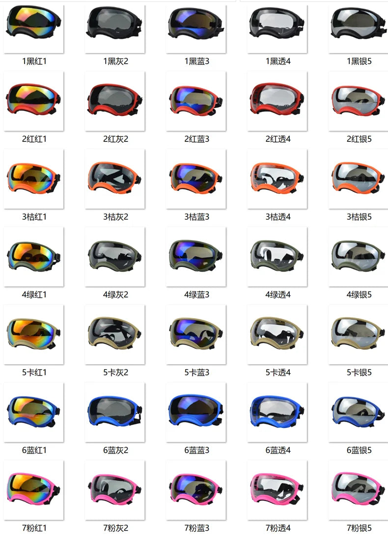 Cool UV Sun Sunglasses Military Dog Tactical Goggles