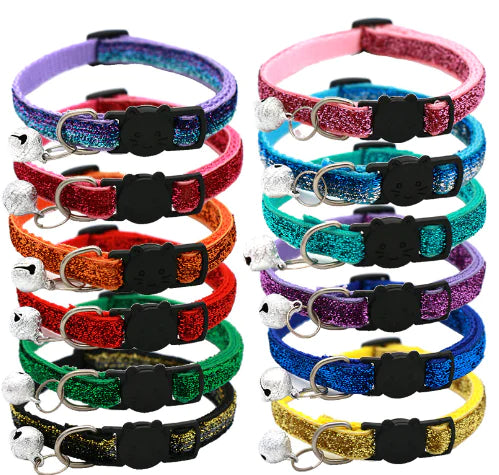 Adjustable Colorful Cat Collar